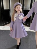 ⁦فستان و جاكة للبنات⁩ - الصورة ⁦2⁩