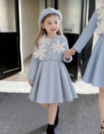 ⁦فستان و جاكة للبنات⁩ - الصورة ⁦4⁩