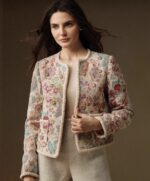 ⁦جاكيت نساء ملونه أنيقة⁩ - الصورة ⁦5⁩