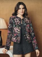 ⁦جاكيت نساء ملونه أنيقة⁩ - الصورة ⁦3⁩